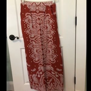 Boho maxi skirt